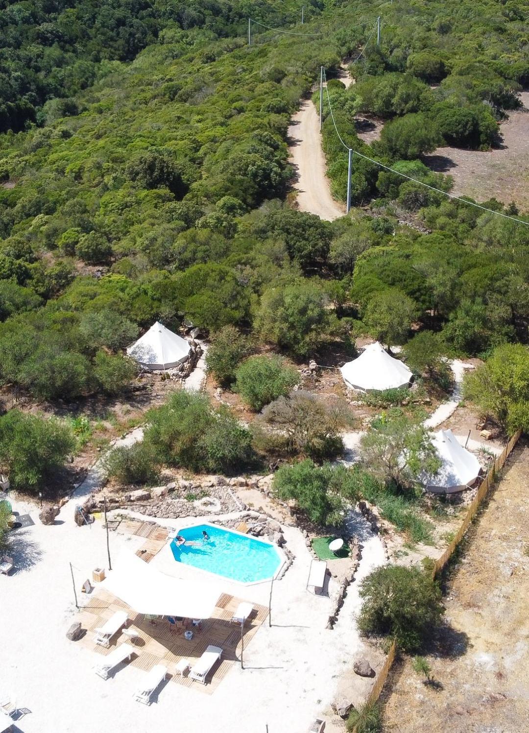 فندق Pasare Glamping_Anglonaruralexperience Perfugas المظهر الخارجي الصورة