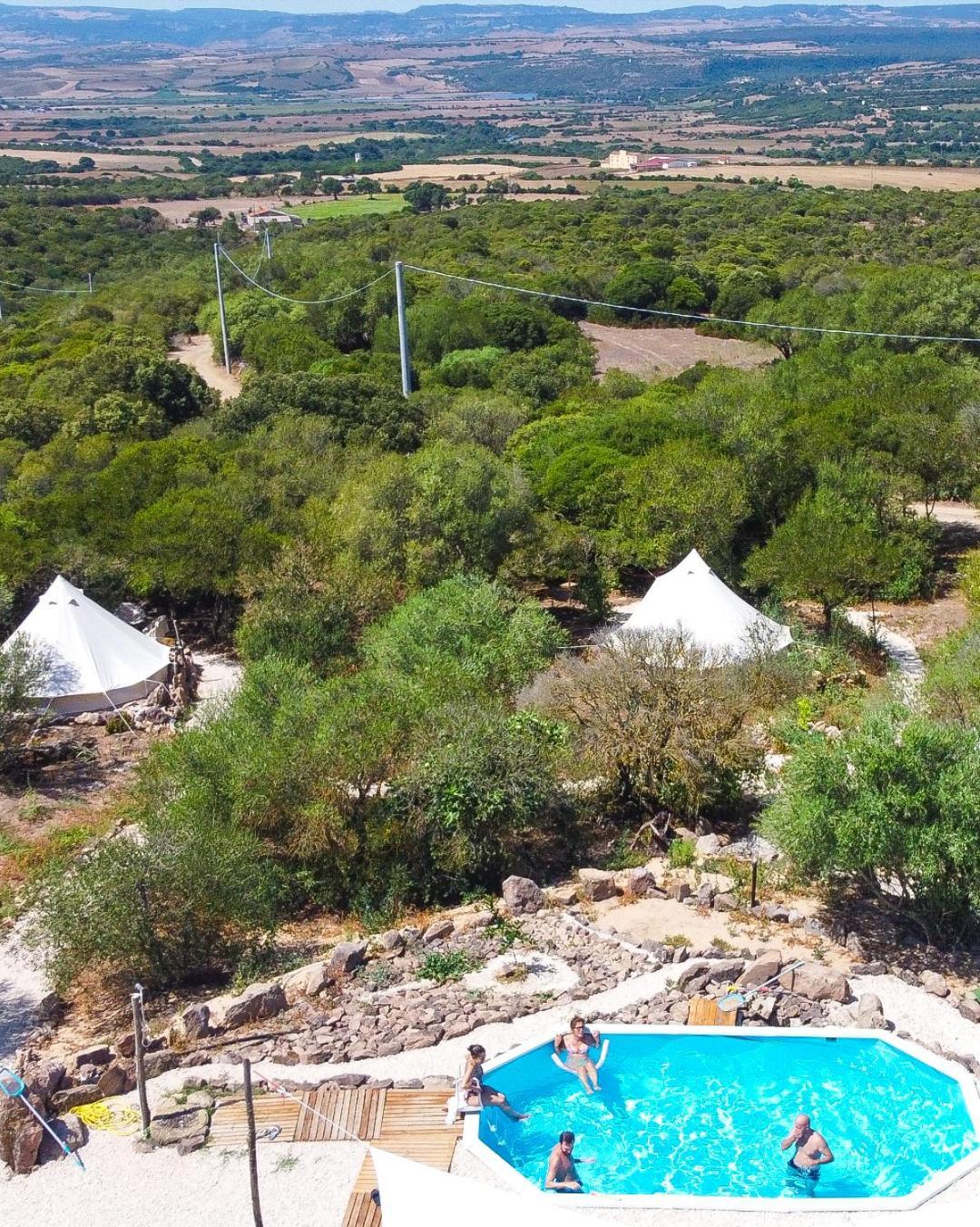 فندق Pasare Glamping_Anglonaruralexperience Perfugas المظهر الخارجي الصورة